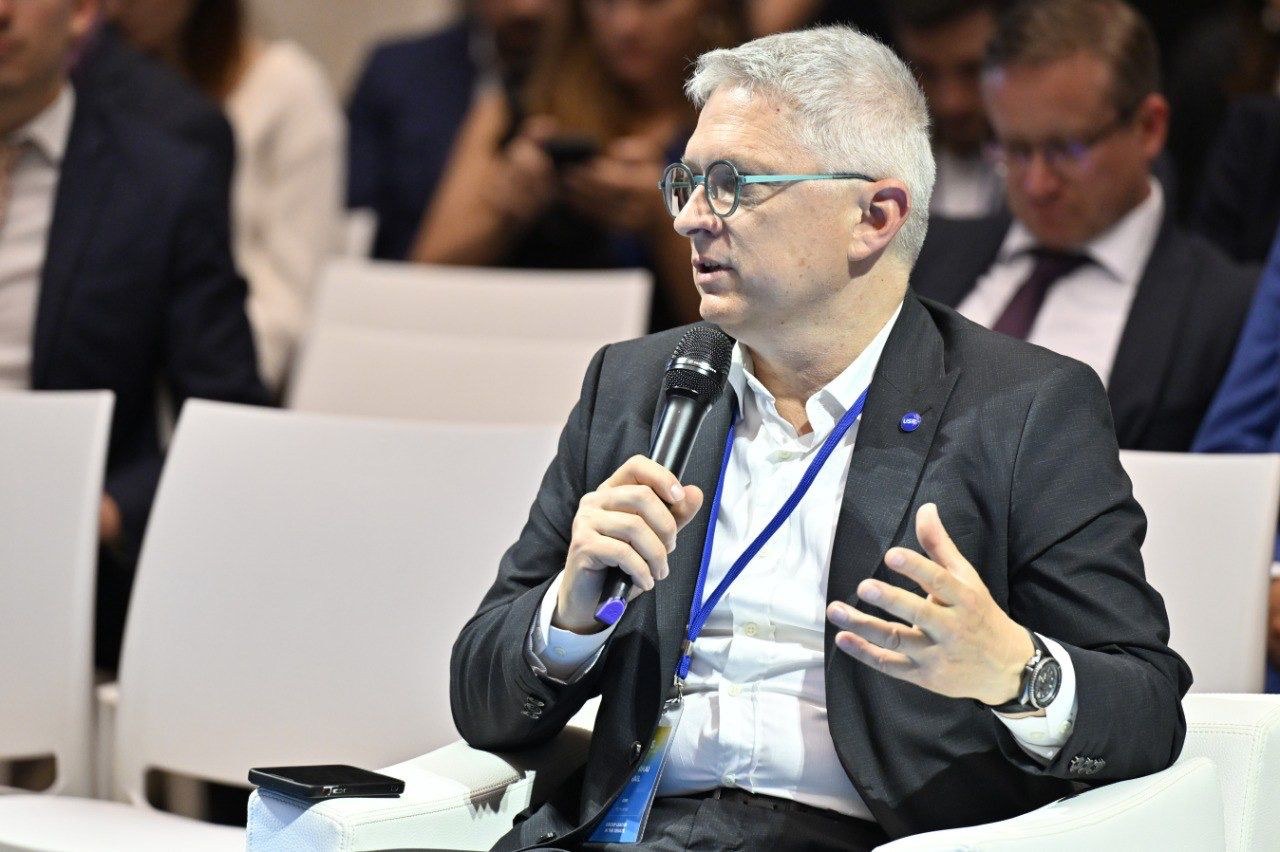 Radu Mihail at a conference