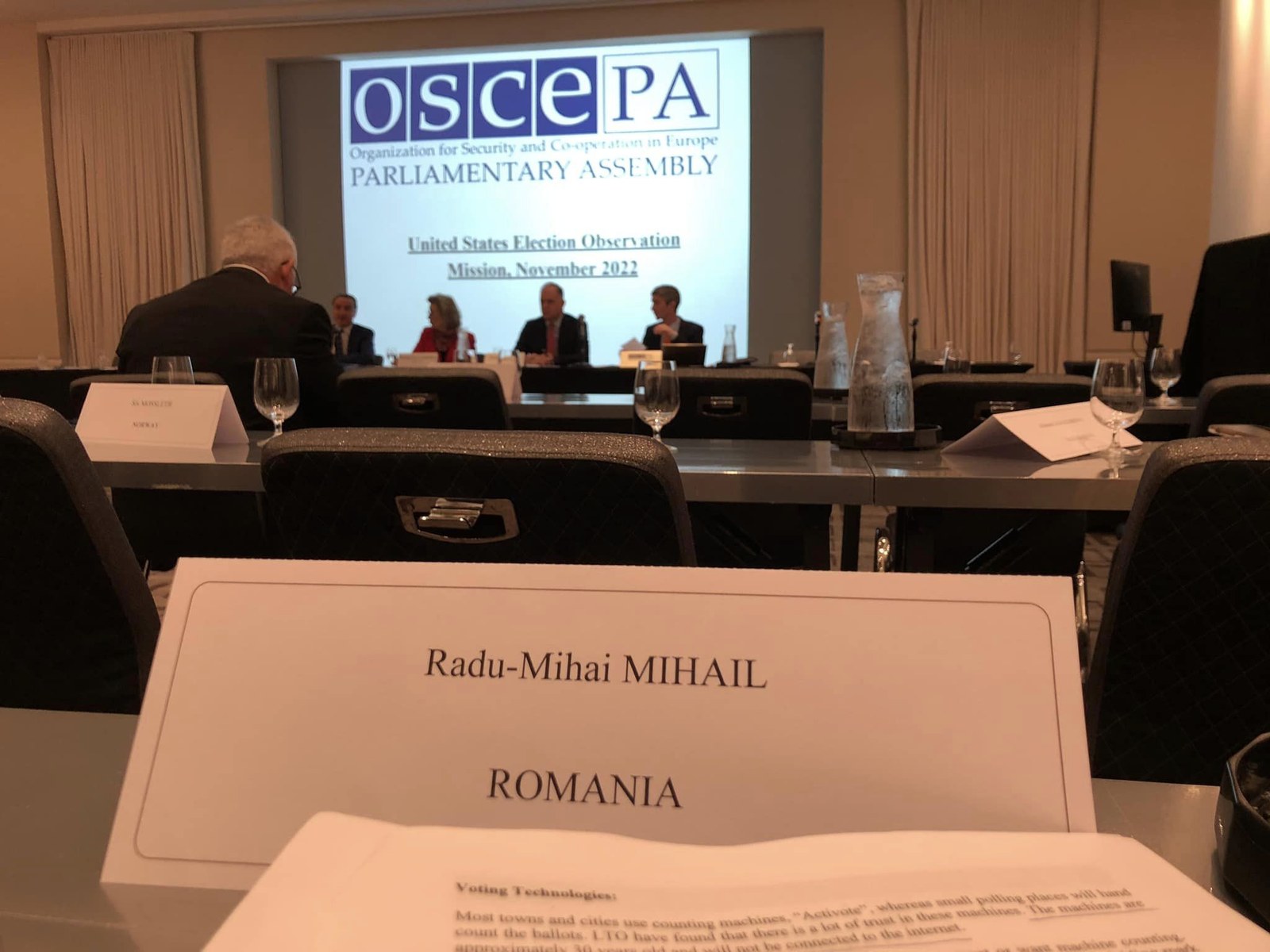 OSCE PA US Election Observation Mission